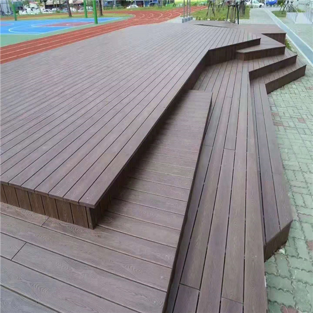 140*25mm Anti-Slip WPC Engineering Deck