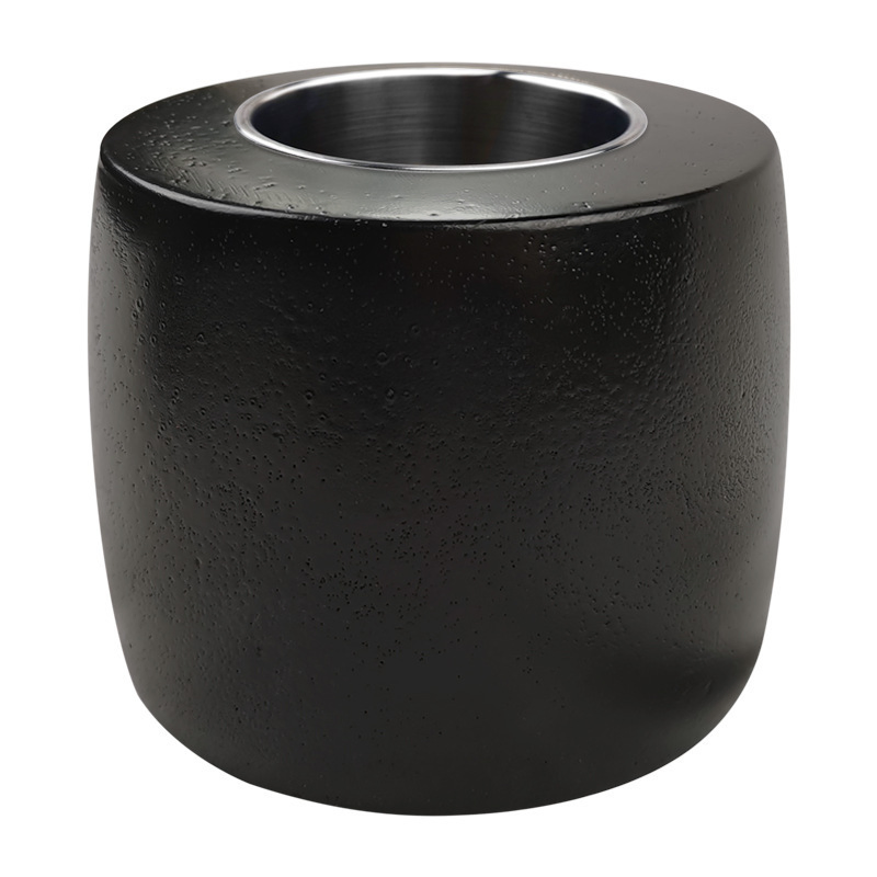 Indoor Mini Table Top Fire Pit Steel Fire Bowl Round Concrete Firepit Tabletop Fireplace