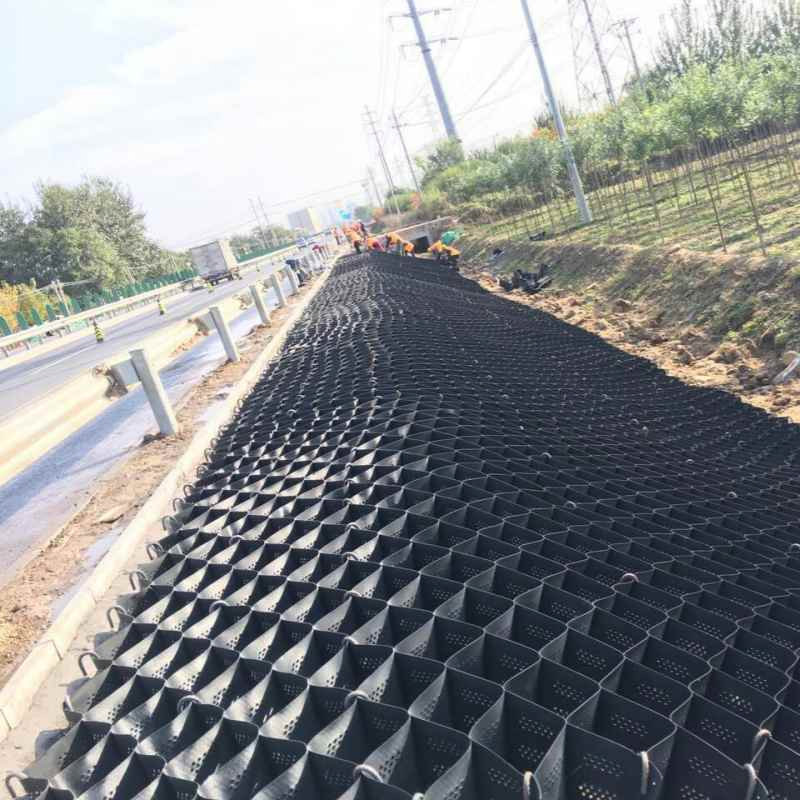 High Quality Strength HDPE Geocell for Construction / Slope Protection for Farm Parking