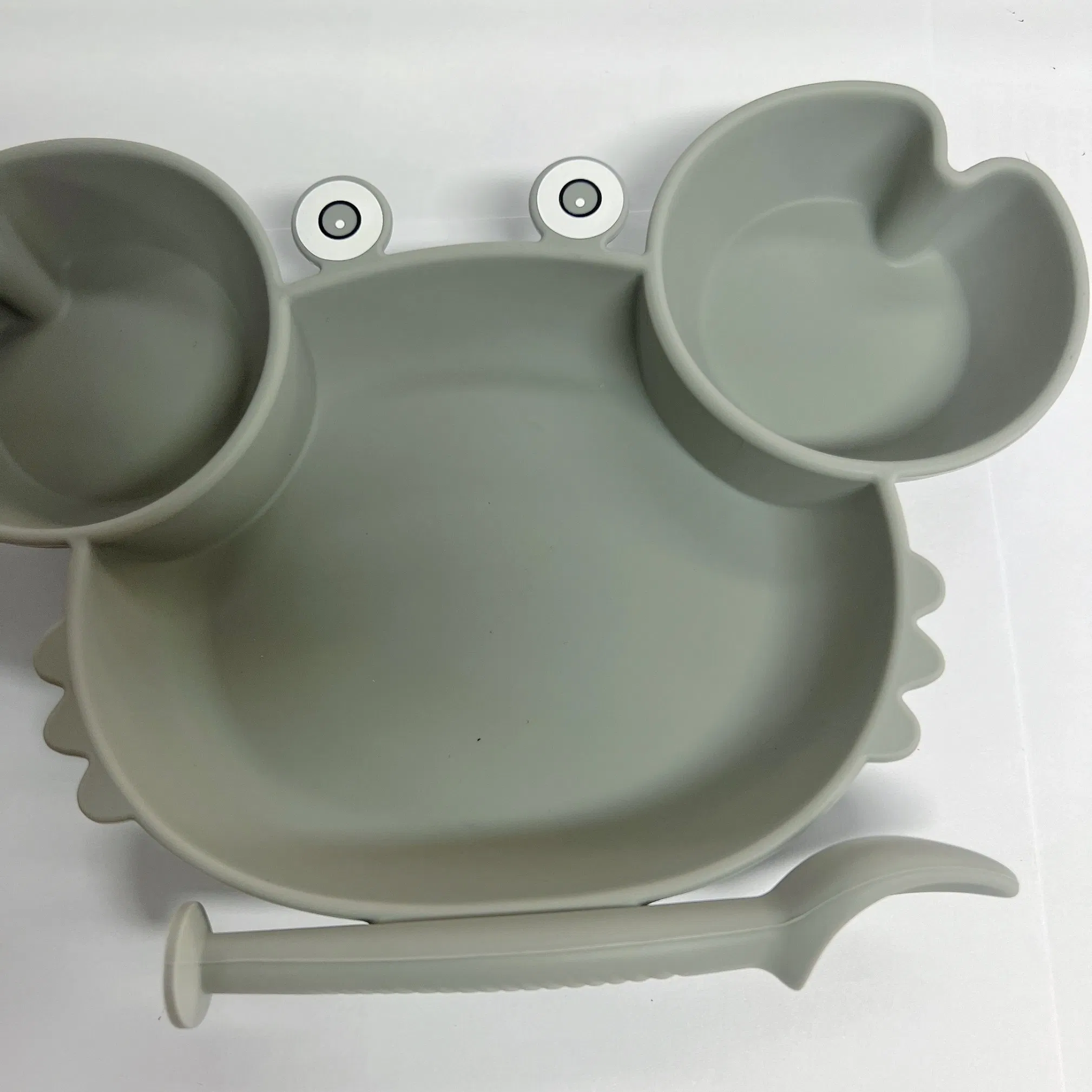 Children Feeding Plate Non-Slip Baby Food Feeding Silicone Bowl