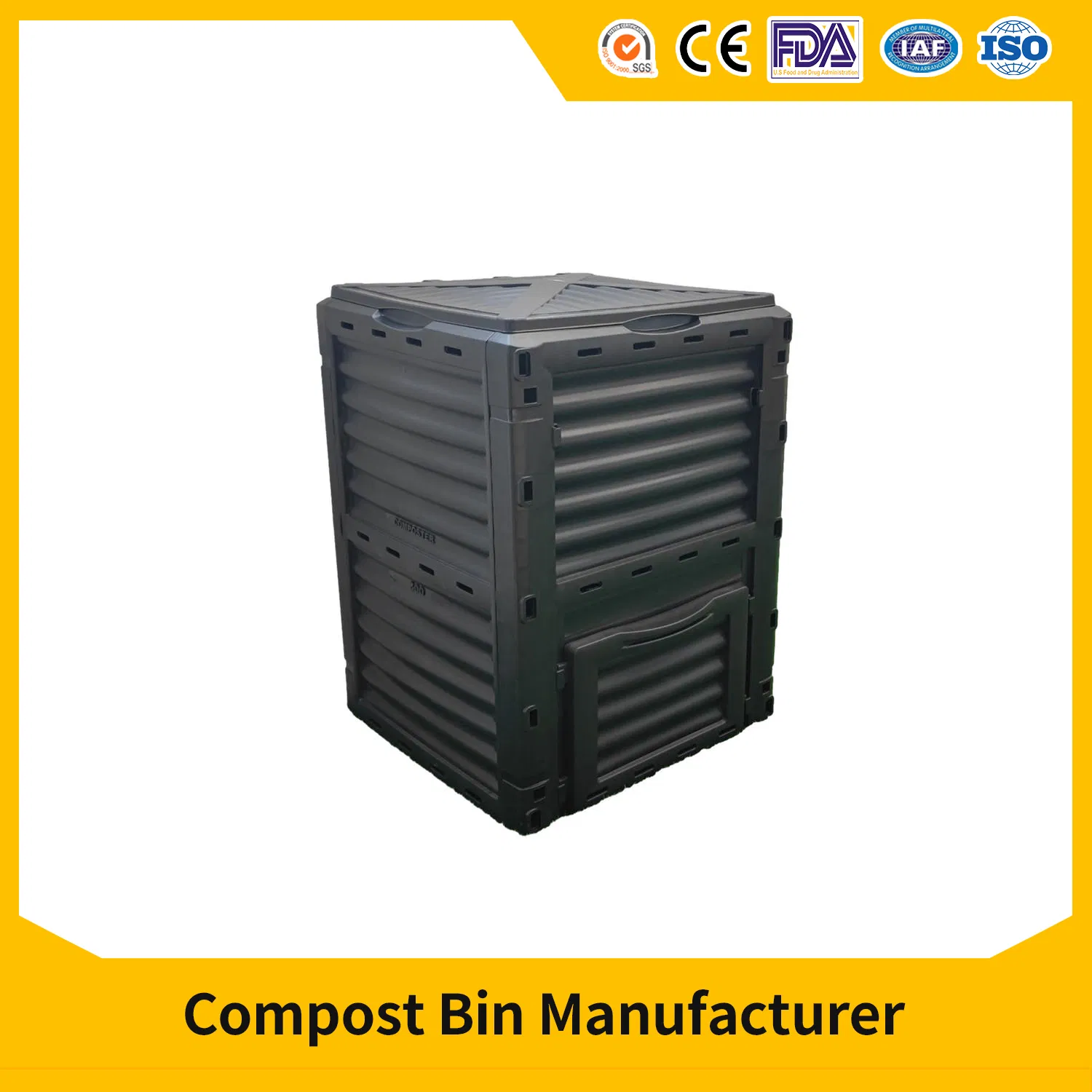 Heavy Duty All-Season Easy Assemble Durable Cheap Outdoor Wholesale Garden Compost Bin