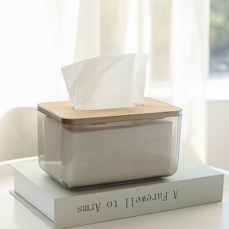High Quality Transparent Creative Household Storage Tissue Box