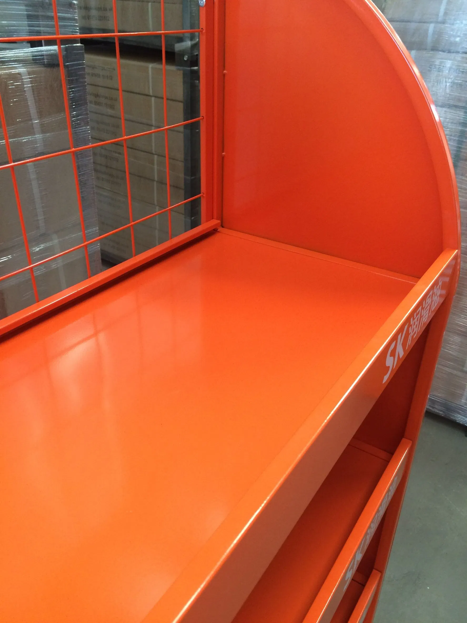 Popular Car Brand Store Fixture Metal Stand Wiper Mini Windshield Display Shelf