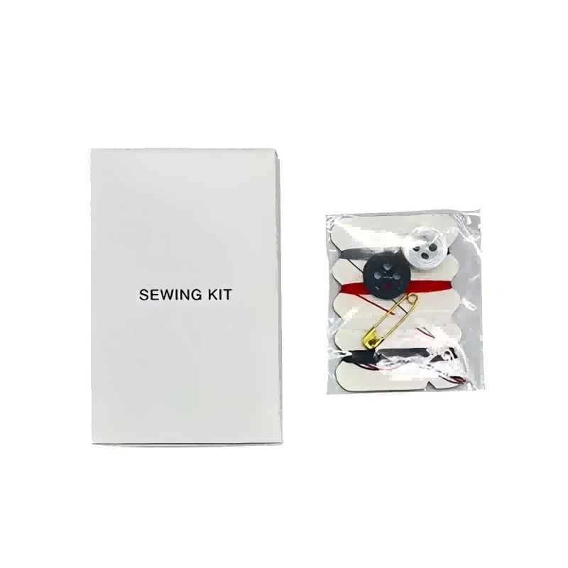 Hotel Supplies Custom Portable Travel 4 Colors Disposable Mini Sewing Kit