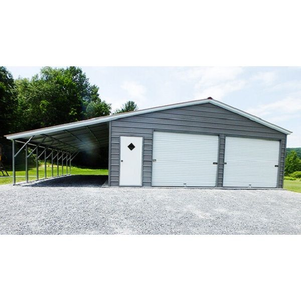 SC225 Foldable Mobile Waterproof Outdoor Garage Canopy Storage Shed Portable Metal Frame Carport