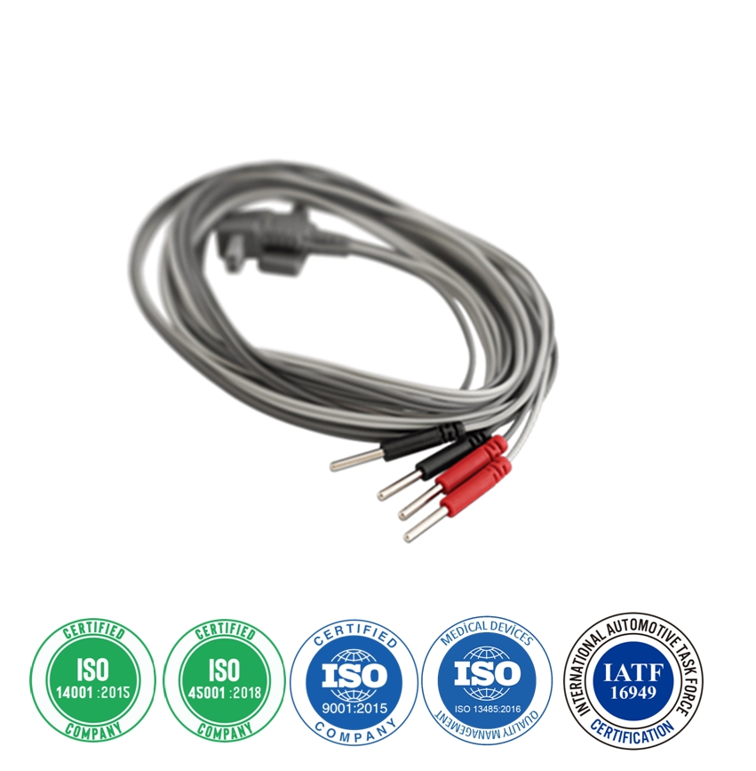 Bipolar Medical Cable Wire Cord Assembly ISO13485 Medical Wiring Harness Certification Factory