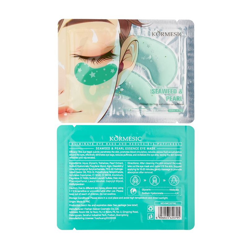 Revitalizing Seaweed and Pearlessence Eye Mask for Bright Eyes