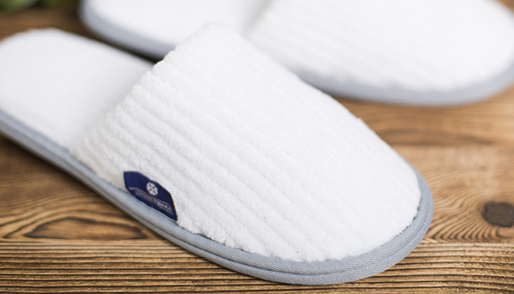 Premium Custom Embroidered Disposable Slippers for Bulk Purchase