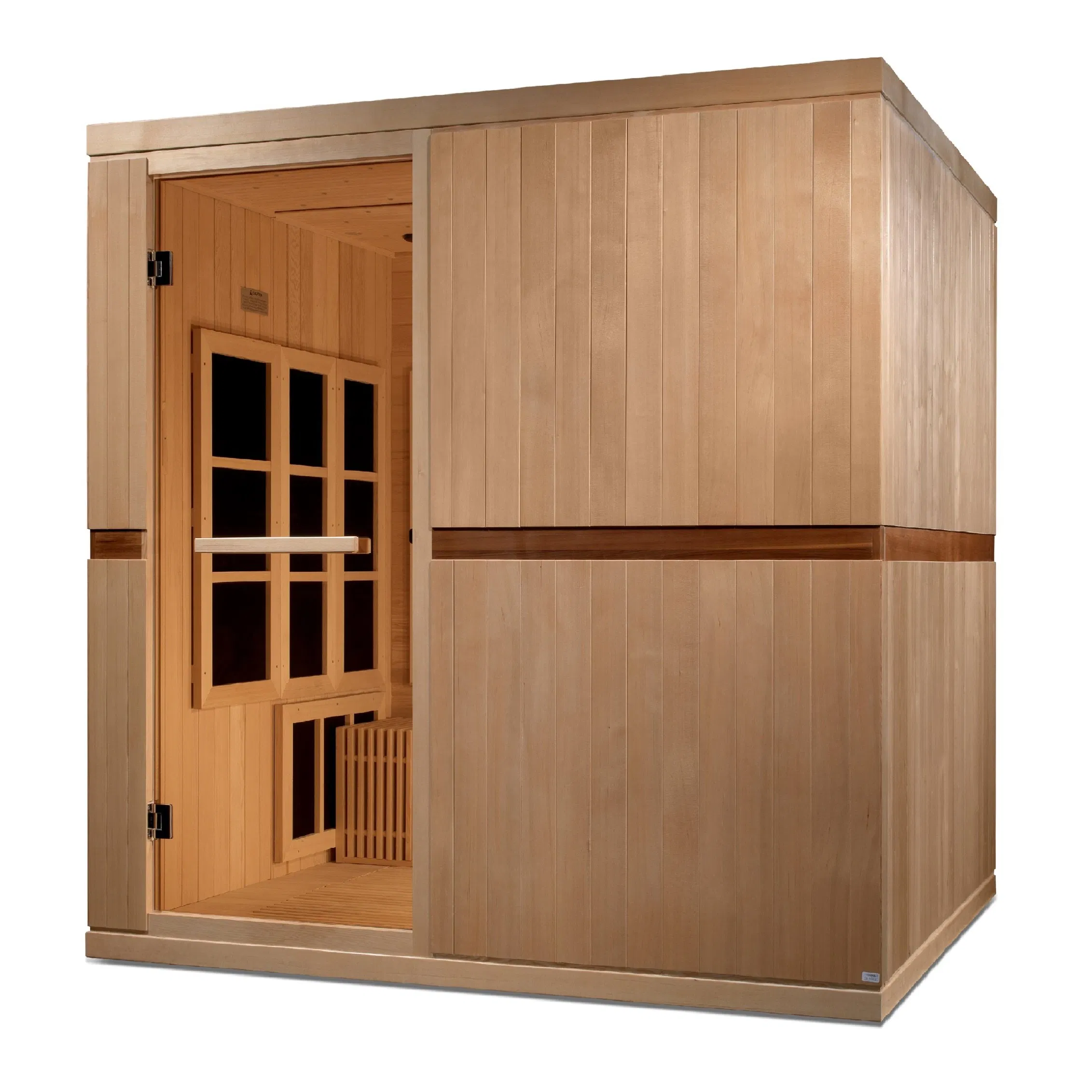 2022 Newest Commercial Timber Cladding 6 Person Sauna for Outdoor
