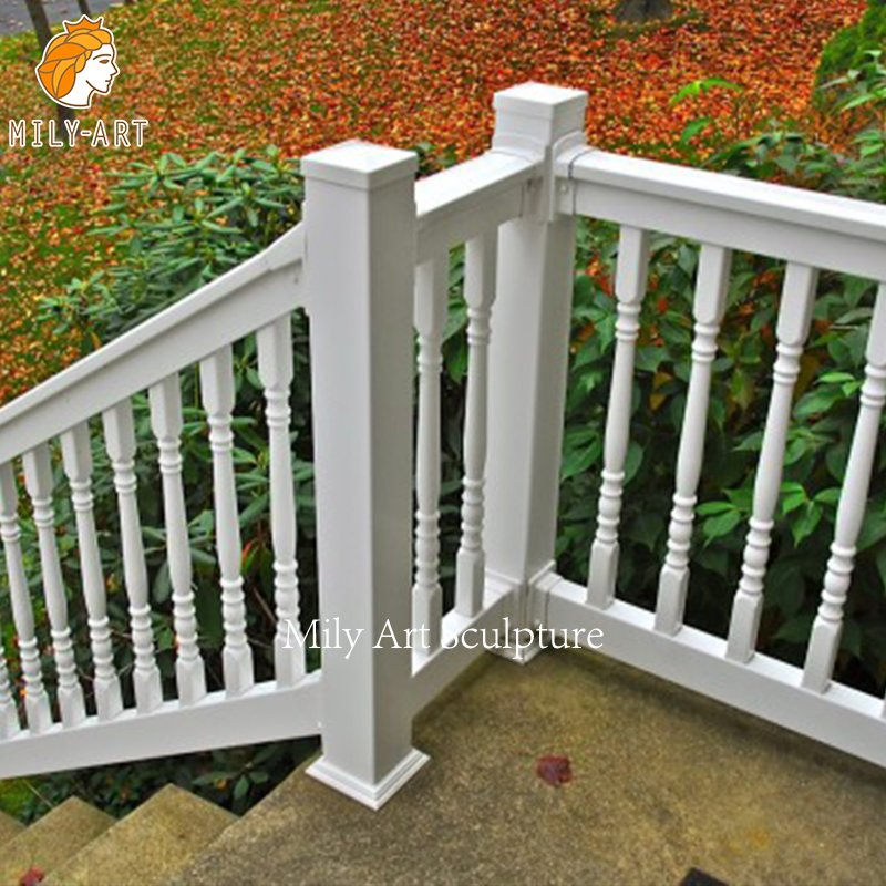 High Quality Morden Style White Column Stone Baluster Marble Handrial