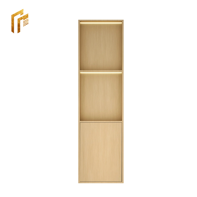 Ниша для душа из нержавеющей стали 304, золото