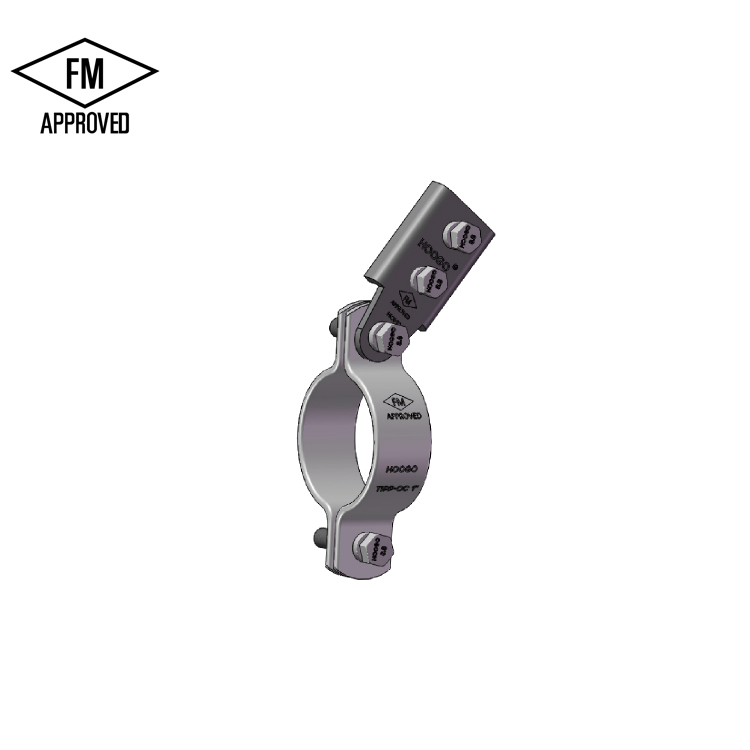 Butt Type Pipe Rings Electro-Galvanizing Pipe Clips Seismic Bracing Pipe Ring Fitting FM Approved