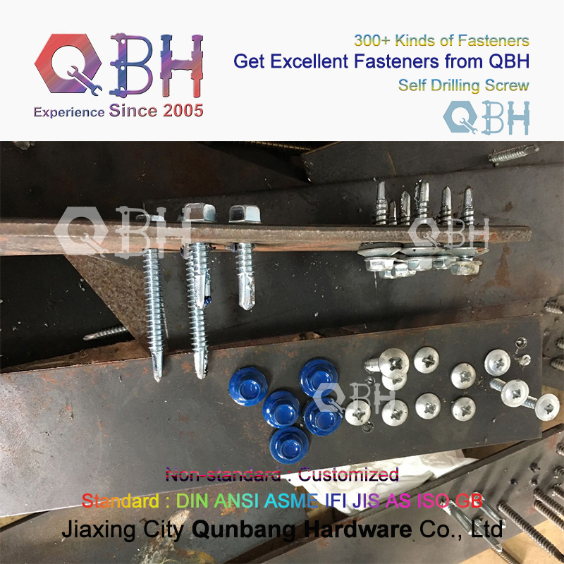 Qbh Self-Drilling Carbon Steel / Stainless Steel Sheet Metal Screw