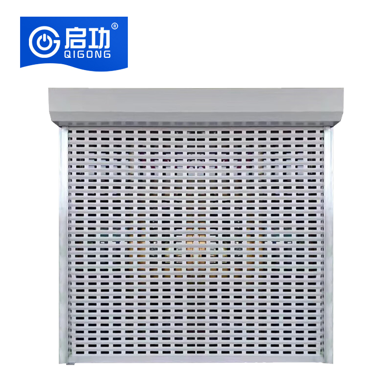 Hollow Aluminum Corrosion-Resistant Hotel Station Rolling Shutter Door Industrial Door