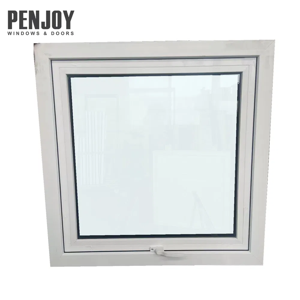 Energy-Saving 6-Chamber PVC Awning Window, Outward Opening, Double/Triple Glazing Option,