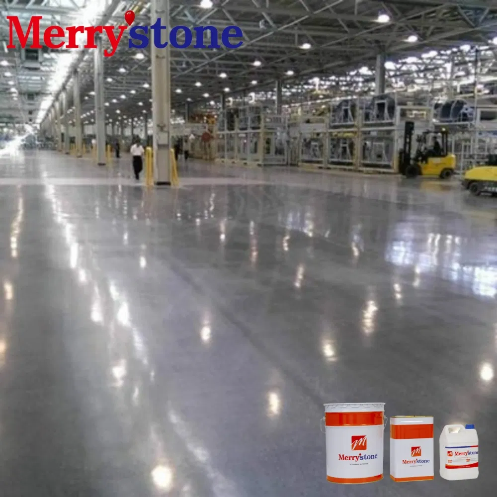 Durable Colored Sealing Cured Concrete Floor Coating for Hospital Corridor