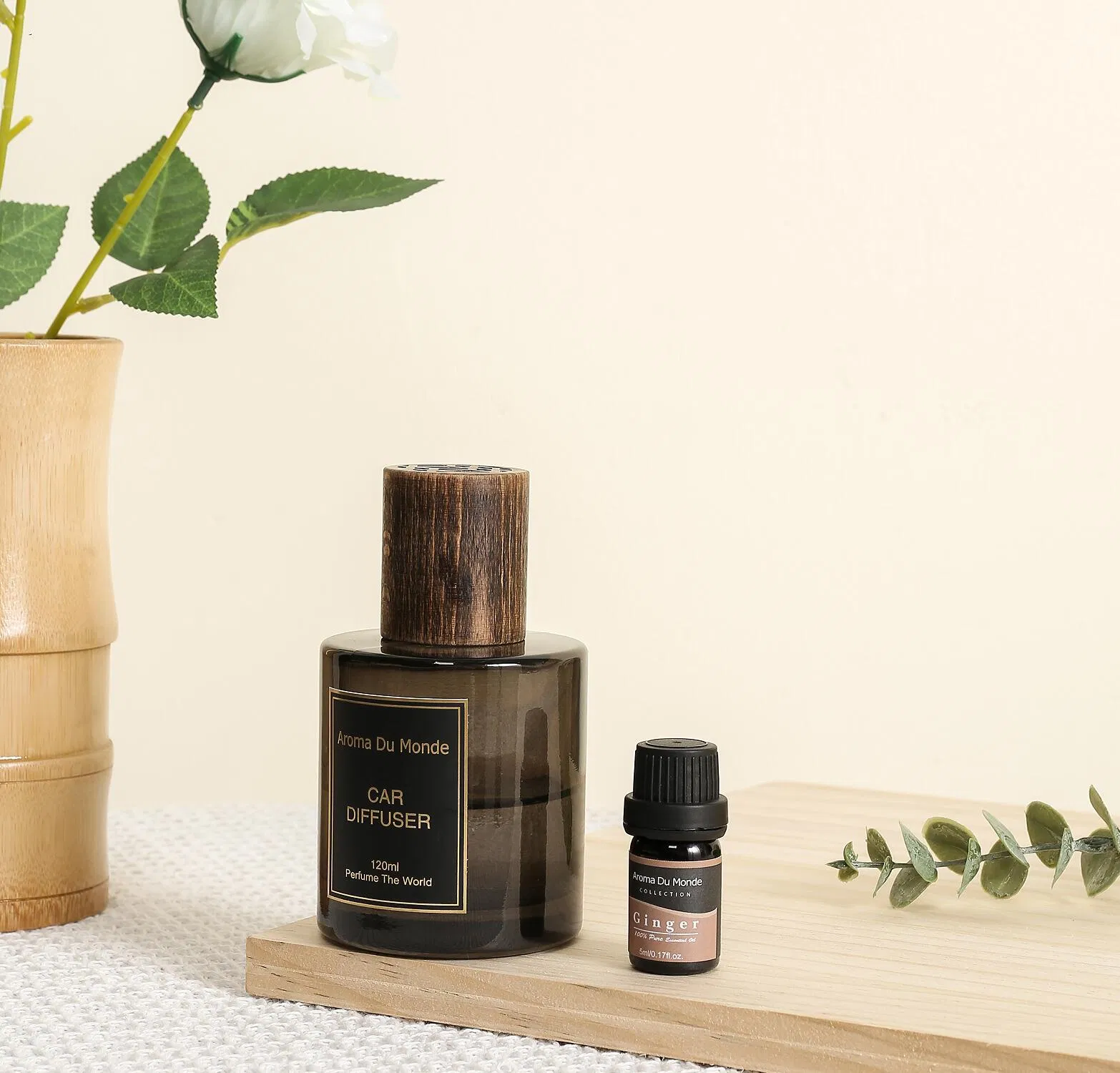 15ml Different Capacity Amber Glass Pure Lemongrass Scents Essential Oil