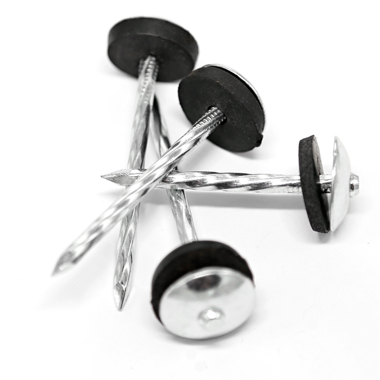 1.5 Inch Umbrella Head Roofing Nails with Rubber Washer