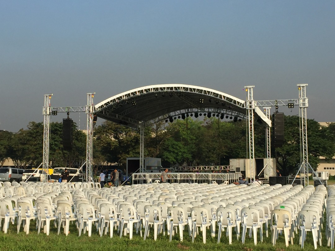 Disco Girder Aluminum Outdoor Event Square Roof Goal Post Truss