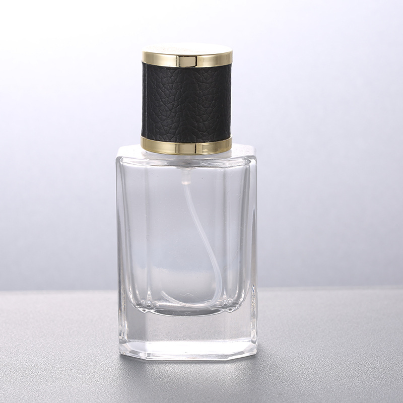 40ml Spray Bottle with PU Cap Empty Glass Perfume Bottle