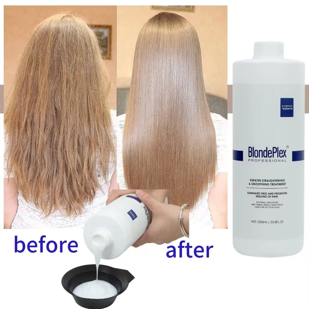 Blondeplex Hair Treatment 4% Formaldehyde for Hair Straightener Cream Hair Collagen Amino Protein Treatment Keratin