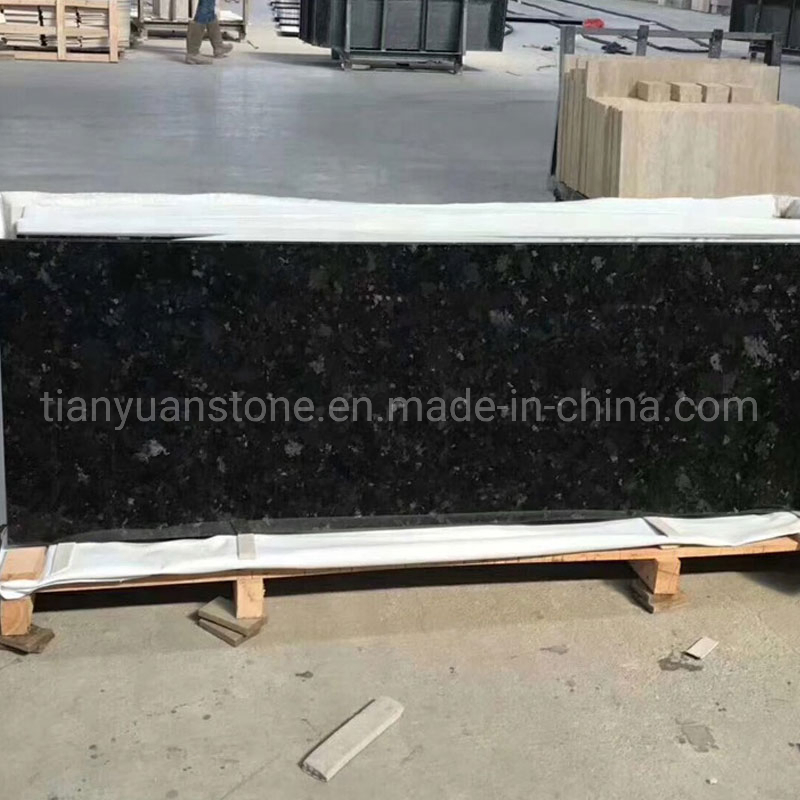 Angola Black Granite Big Slab for Countertop/Cladding