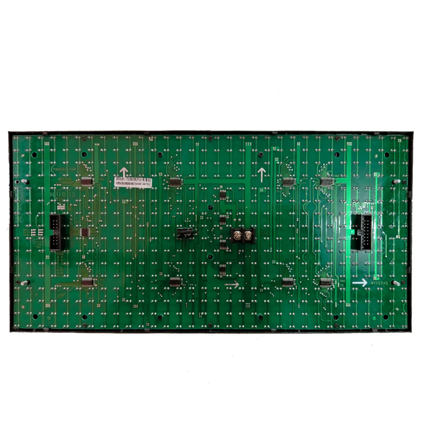 Semi-Outdoor Welcome Display P10 LED Module Red/White/Bule/Yellow Single Color DIP P10 LED Display Module