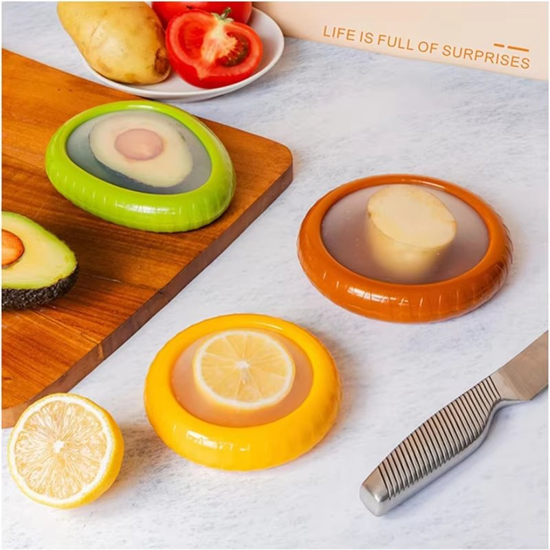 Sustainable Silicone Food Storage Container for Fresh Produce