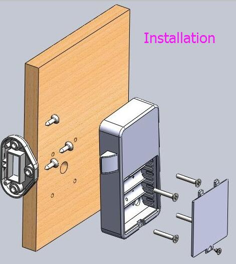 Card Invisible Reader MIFARE Em Card Cabinet Locker Lock