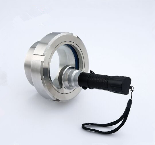 Food Grade Low Price Sanitary Stainless Steel Sight Glass with Light