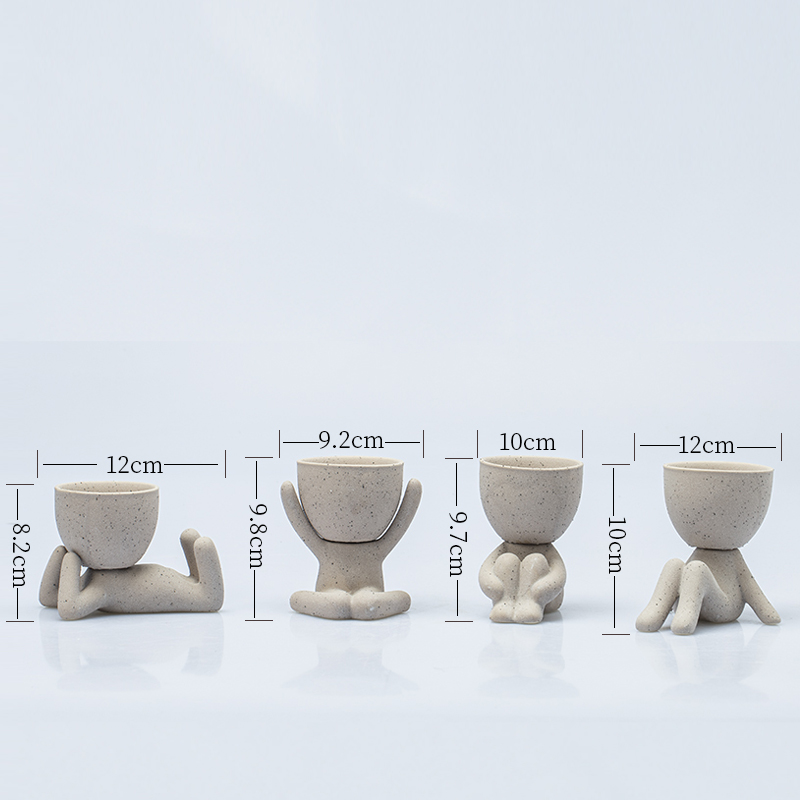 Горшки керамические миниатюрные уличные