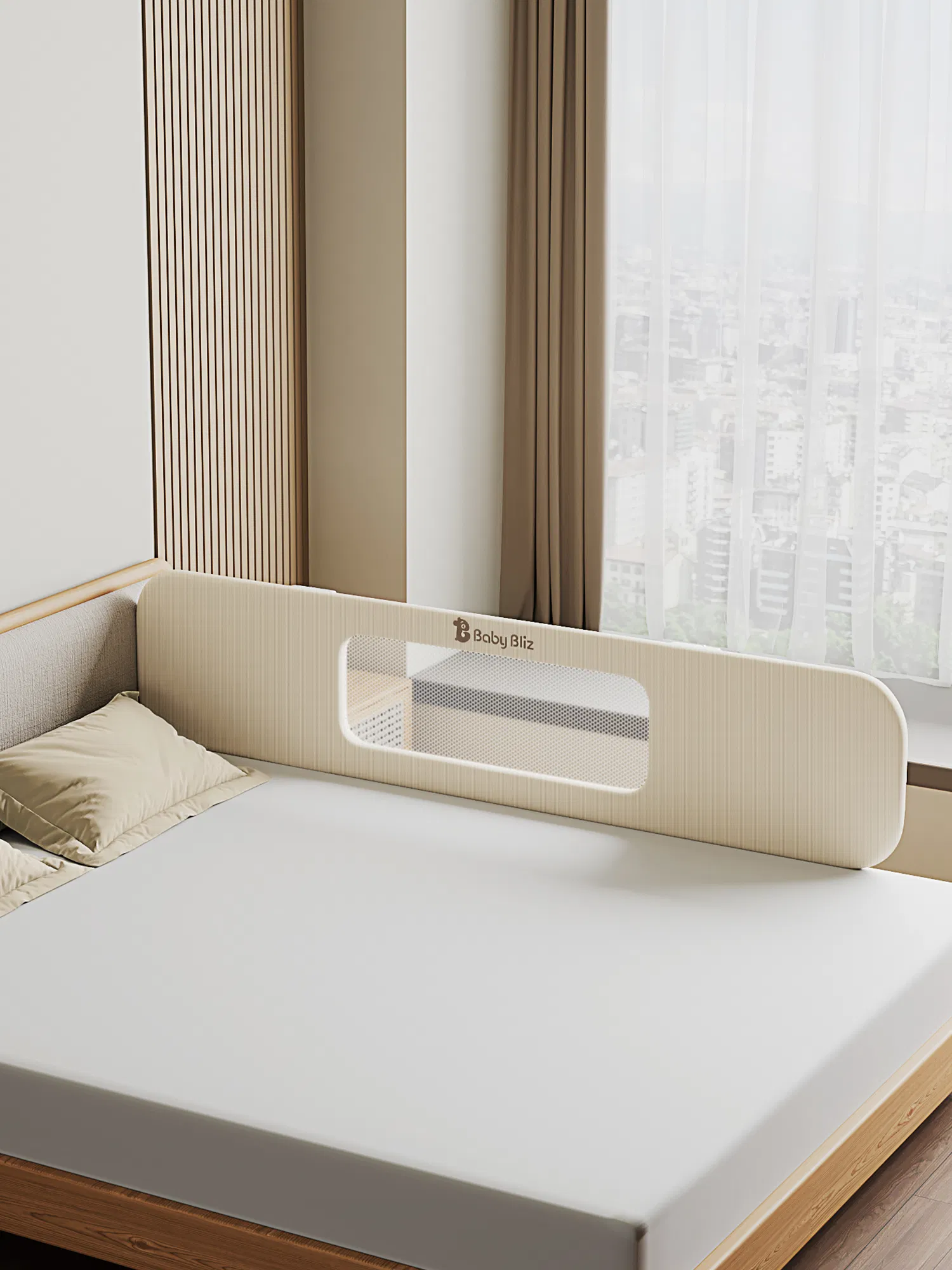 Adjustable Baby Bed Rail for Safe Co-Sleeping and Playtime