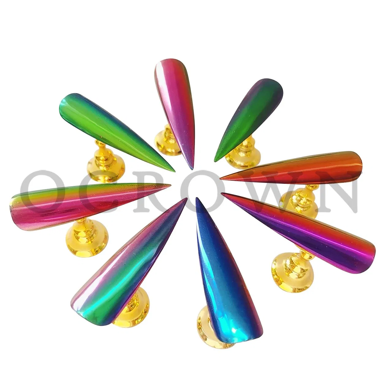 Chrome Nails Powder Pigment Nail Acrylic Color Changing Pigment Powder