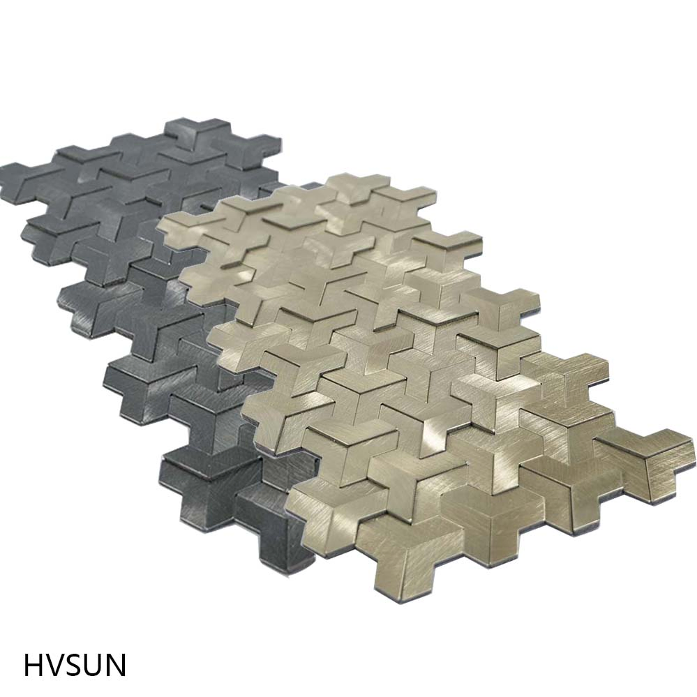 Elegant Iridescent Glass Mosaic Mirror Tile for Contemporary Kitchens