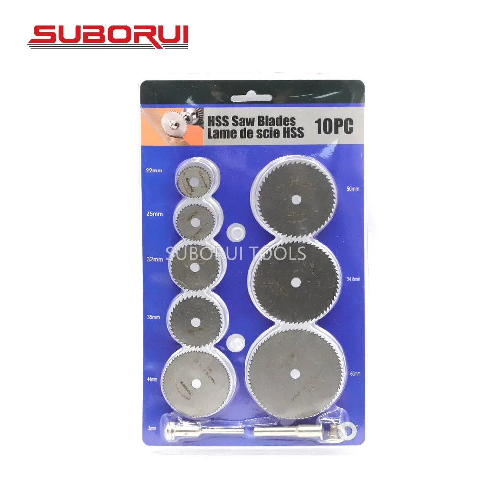 Suborui HSS Cutting Wheels Circular Saw Blades Cutting Discs for Rotary Tool for Wood Glass Plastic Metal Cutting Tool