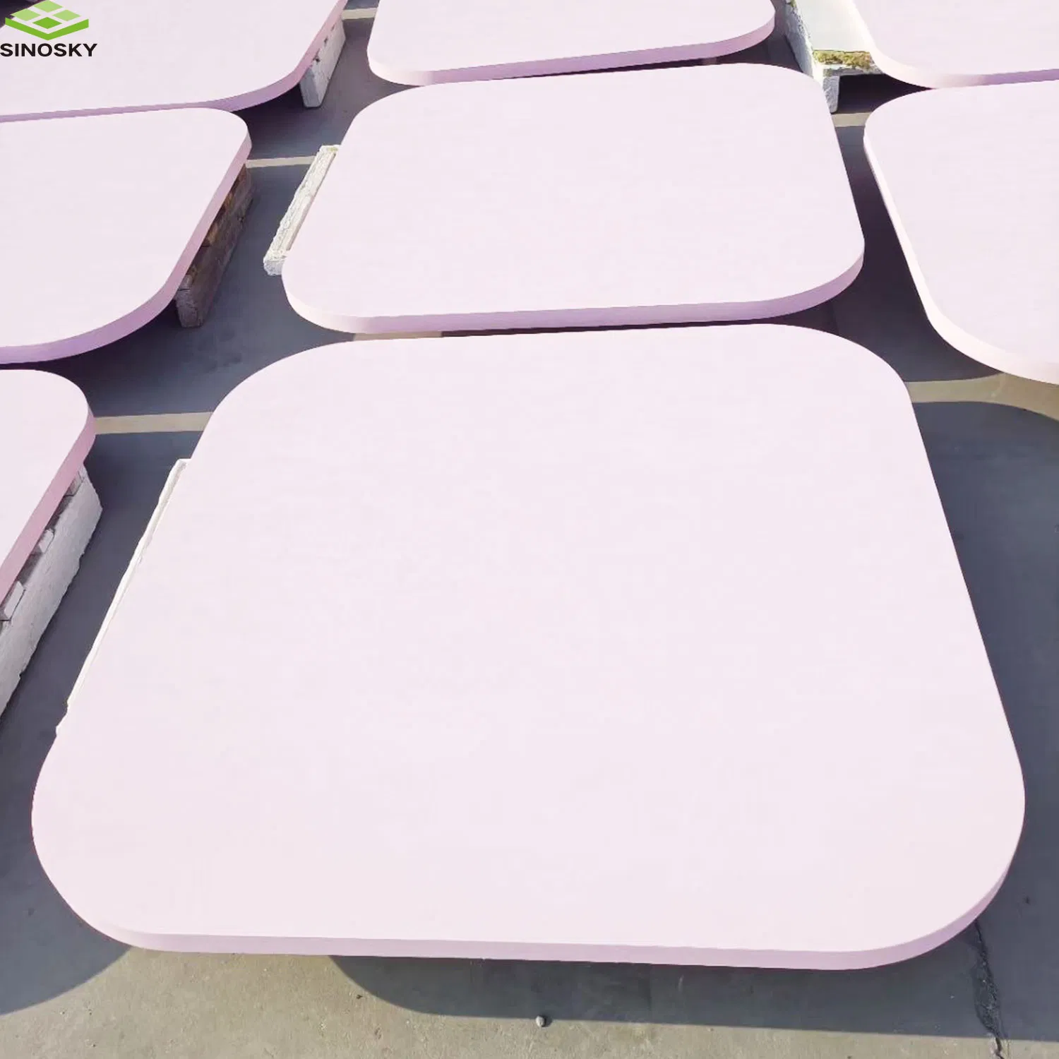 Diverse Colors Acoustic Fiberglass Suspended Acoustic Baffles Ceiling Square Round