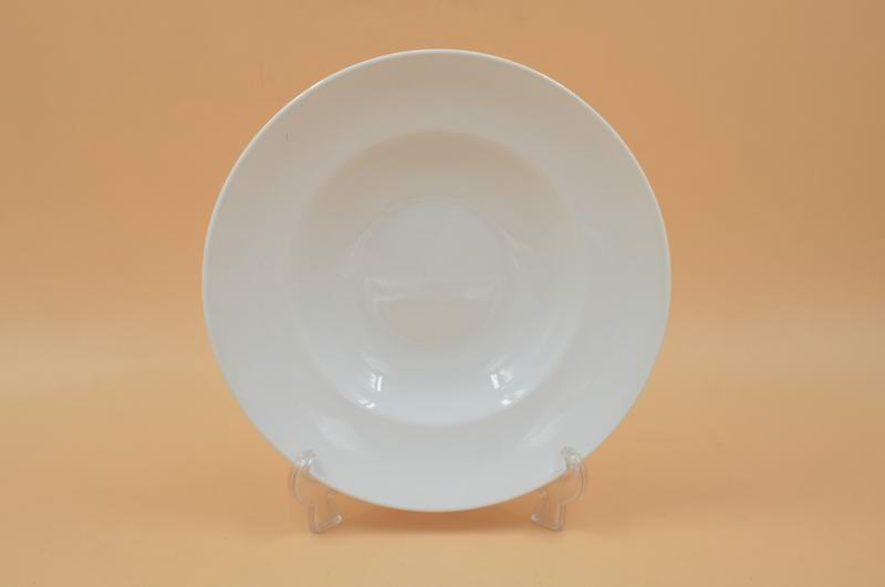 9"10.5"12"Soup Plate White High Quality Hotelware Porcelainware Ceramic Tableware
