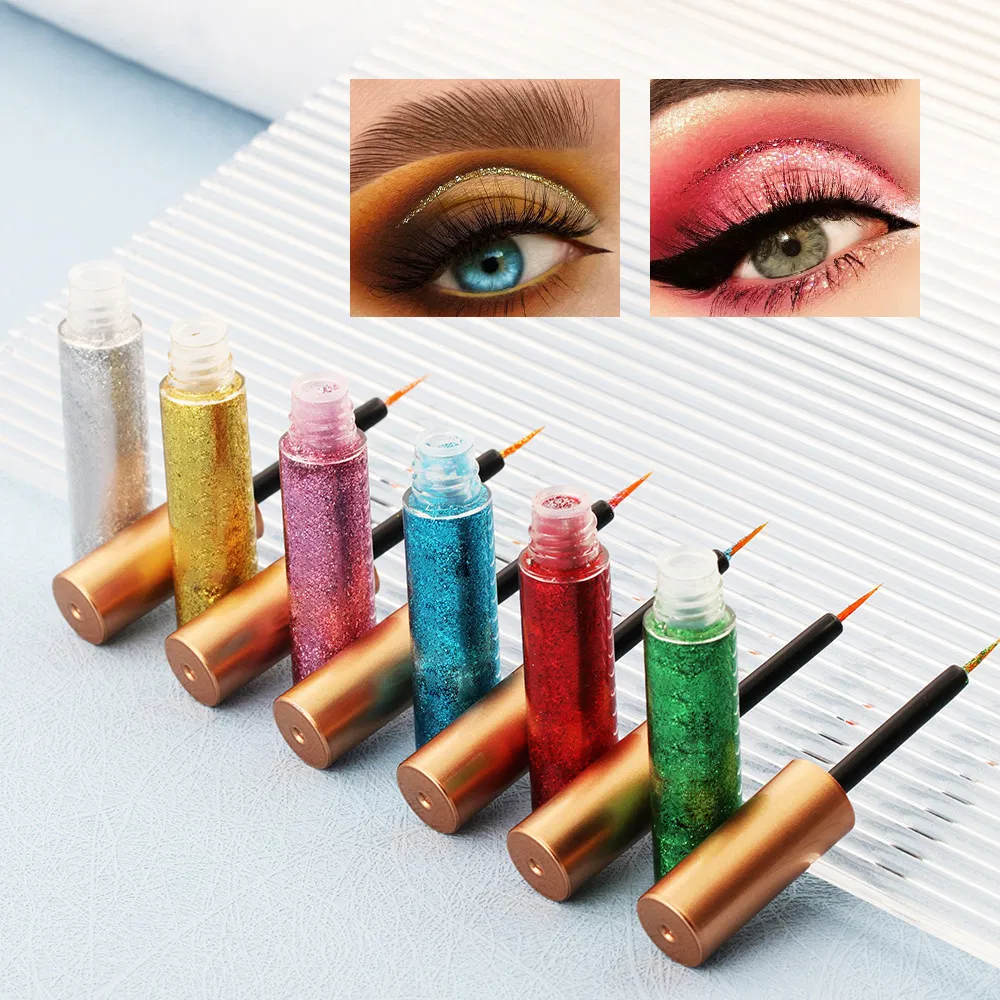 16 Color Glitter Eyeliner Liquid Shiny Waterproof Sweat