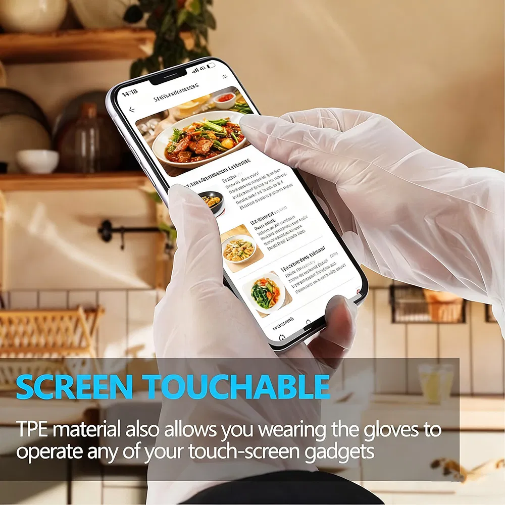 Durable Latex-Free TPE Kitchen Gloves for Versatile Cooking Tasks Kitchen Ware