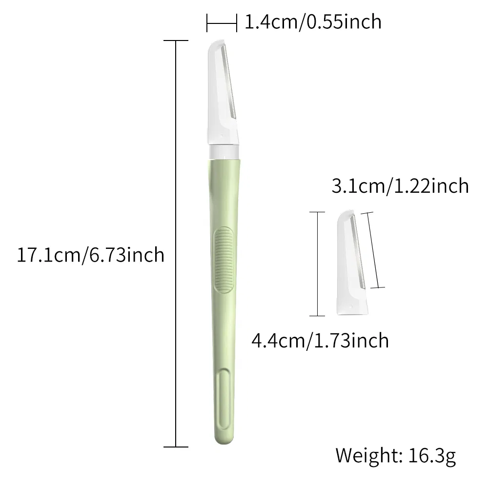 High Quality Dermaplaning Tool Eyebrow Razor Metal Handle Makeup Razor