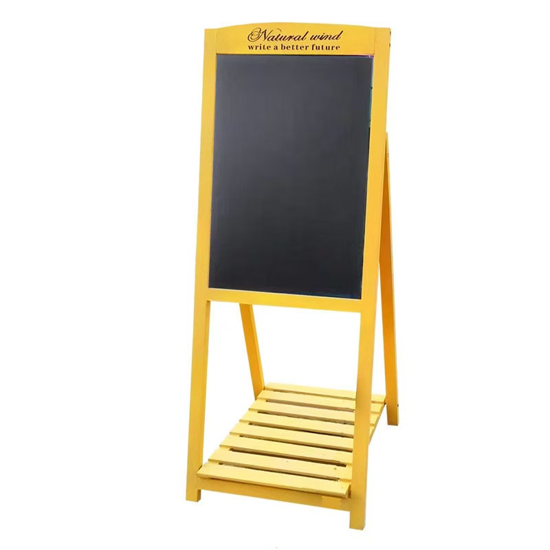Bulk Order Space Saving Multi Tier Wooden Blackboard Flower Stand Shelf