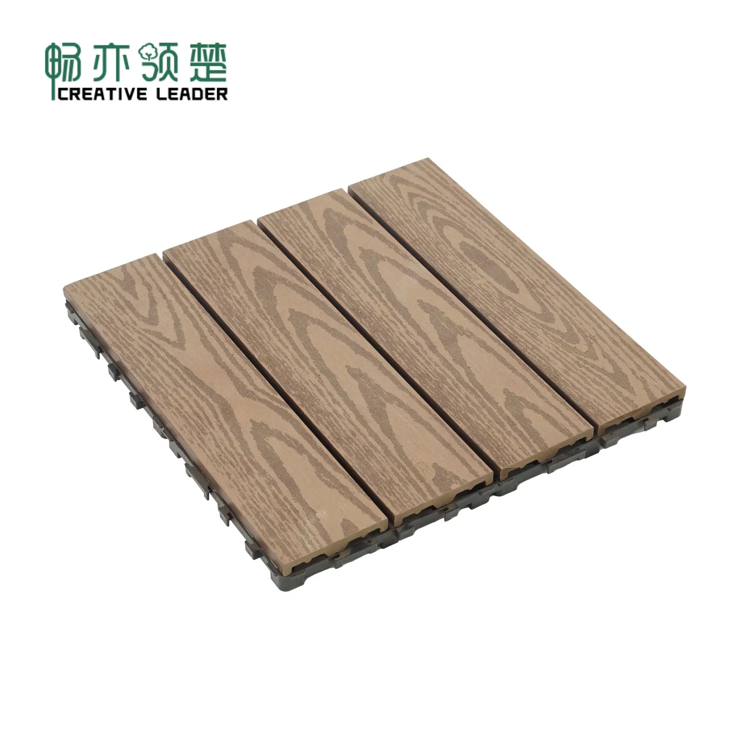 Stylish Garden Areas Eco-Friendly WPC Decking Tiles