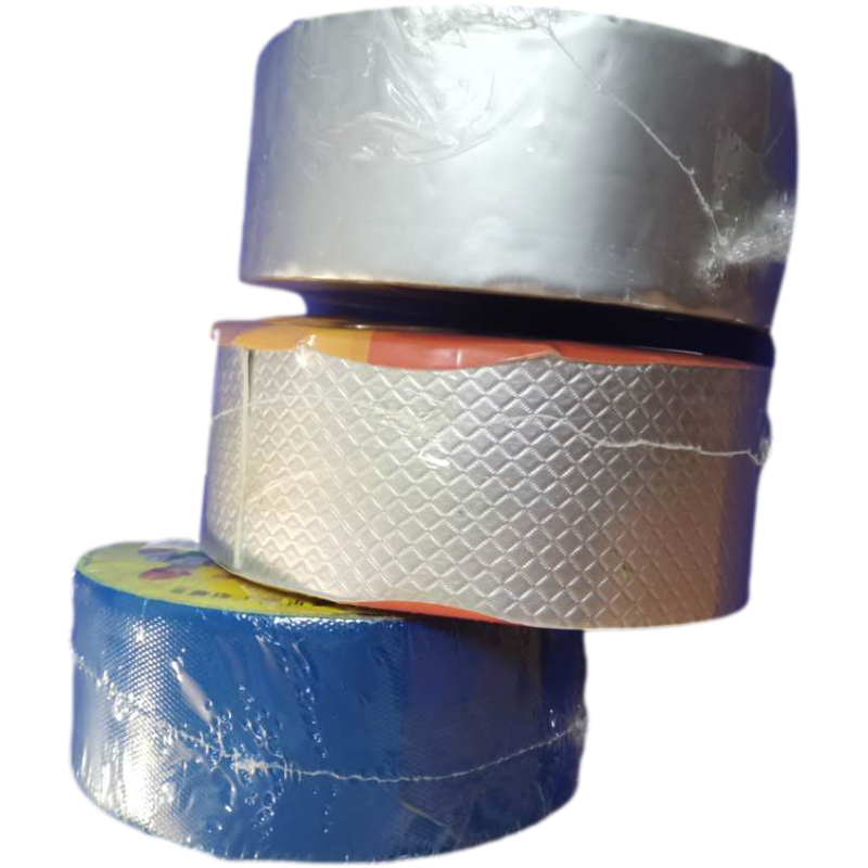 View Larger Imagesharewaterproof Self Adhesive Bitumen Asphalt Repair Tape with New Aluminum Foil Surface