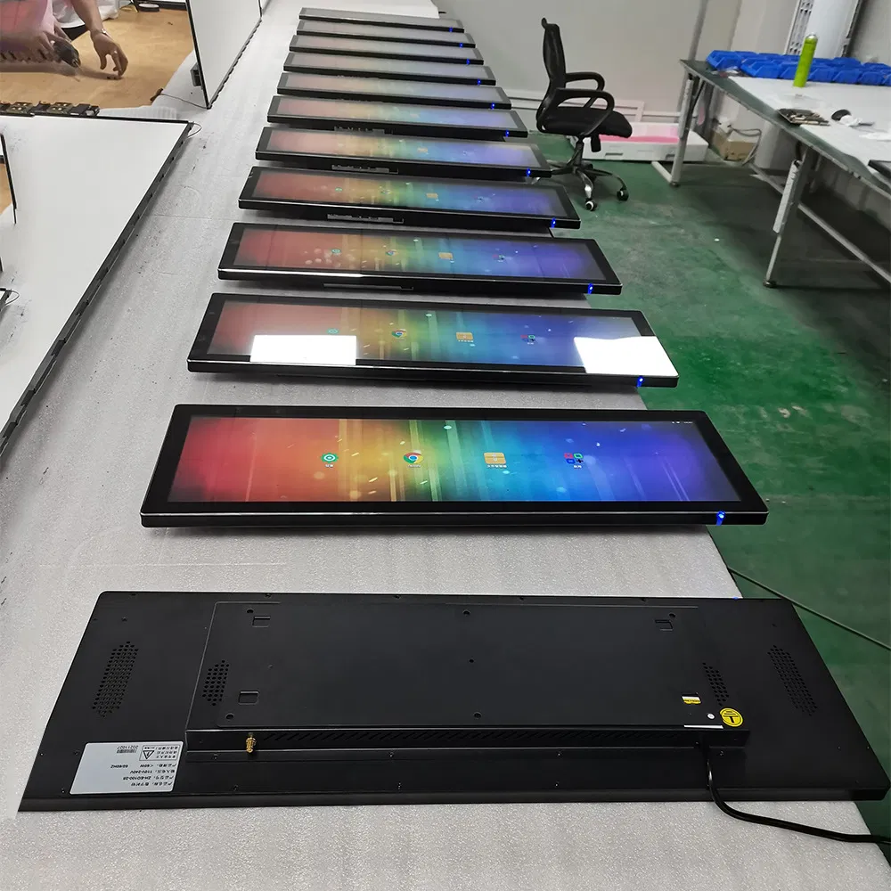 Digital Signage LCD Strip 19.5inch Strip Screen Android for Shopping Malls Restaurant Menu Board