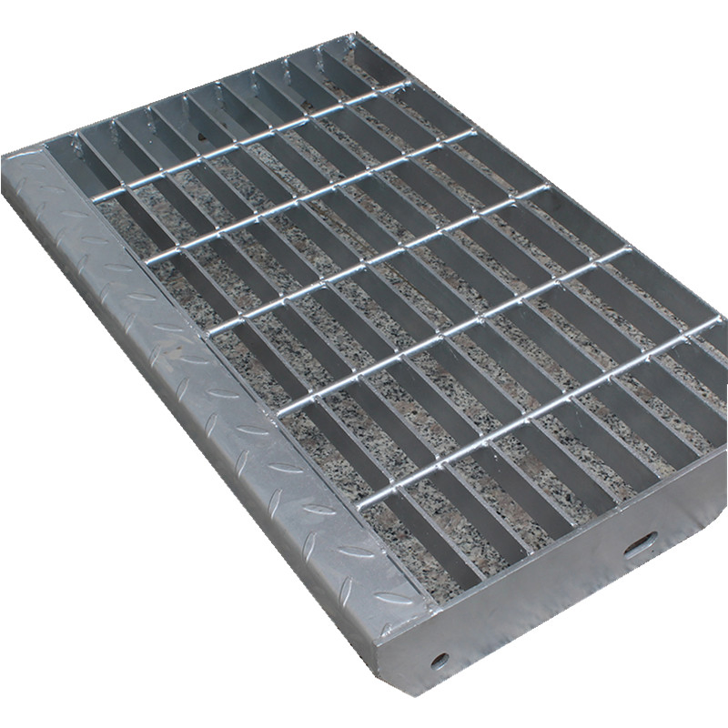 Steel Mental Grid Plate Walking Bar Grating Stairs Tread Steps for Anti-Slip