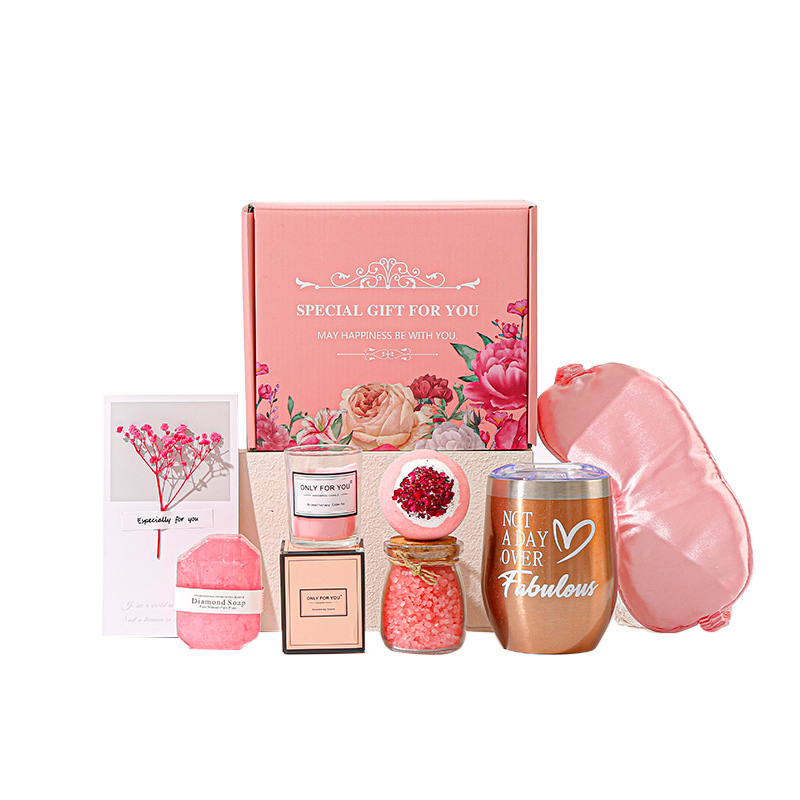 Valentine's Day Fragrance SPA Gift Set with Bath Aromatic Soap