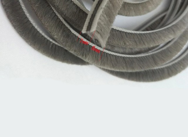 High Quality Mohair Wool Pile Weather Strip for Sliding Doors