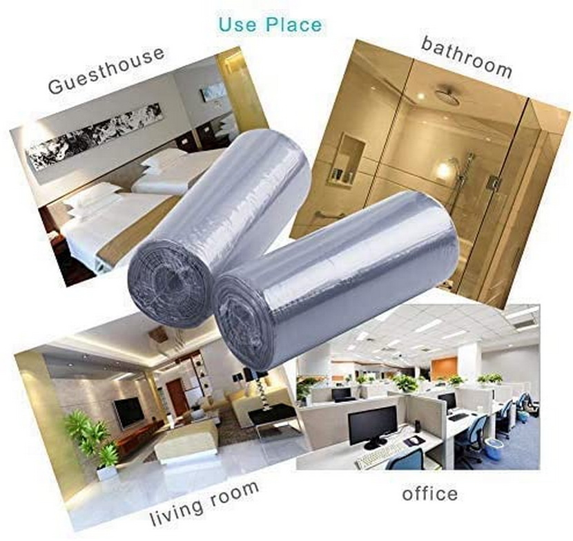 Durable Flexible Clear Tall Bin Liners Kitchen Garbage Bags