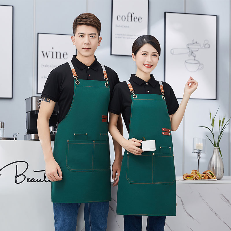 Solid Color Waterproof Breathable Apron for Flower Shop and Hotel Logistics