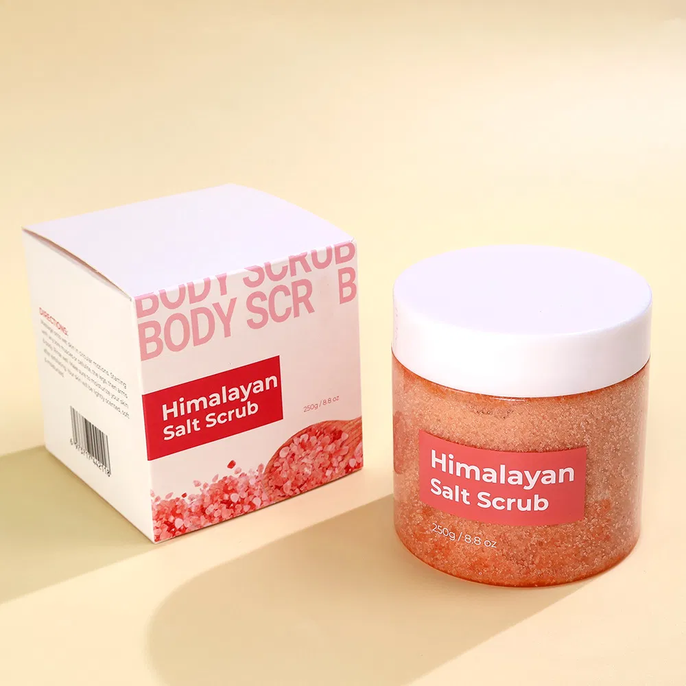 OEM Private Brand Customized Wholesale Body Scrub Sea Salt Facial Brightening Exfoliating Whitening Body Scrub